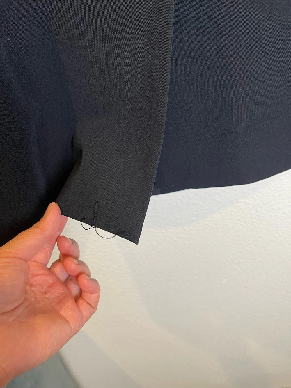 All Saints Ariah Blazer Size 6 Black Double Breasted Minimalist Luxury Career - Picture 6 of 14